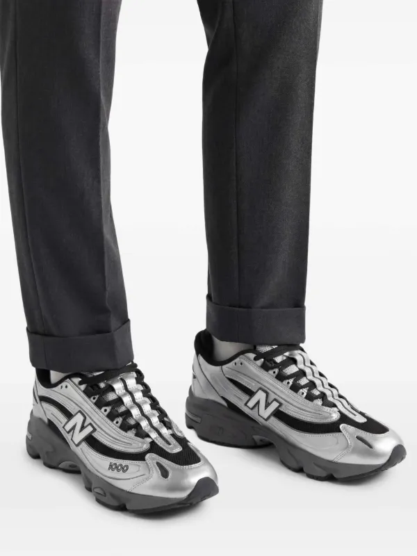 new balance 1000 シルバー/ブラック スニーカー New Balance 1000 スニーカー | シルバートーン | FARFETCH JP