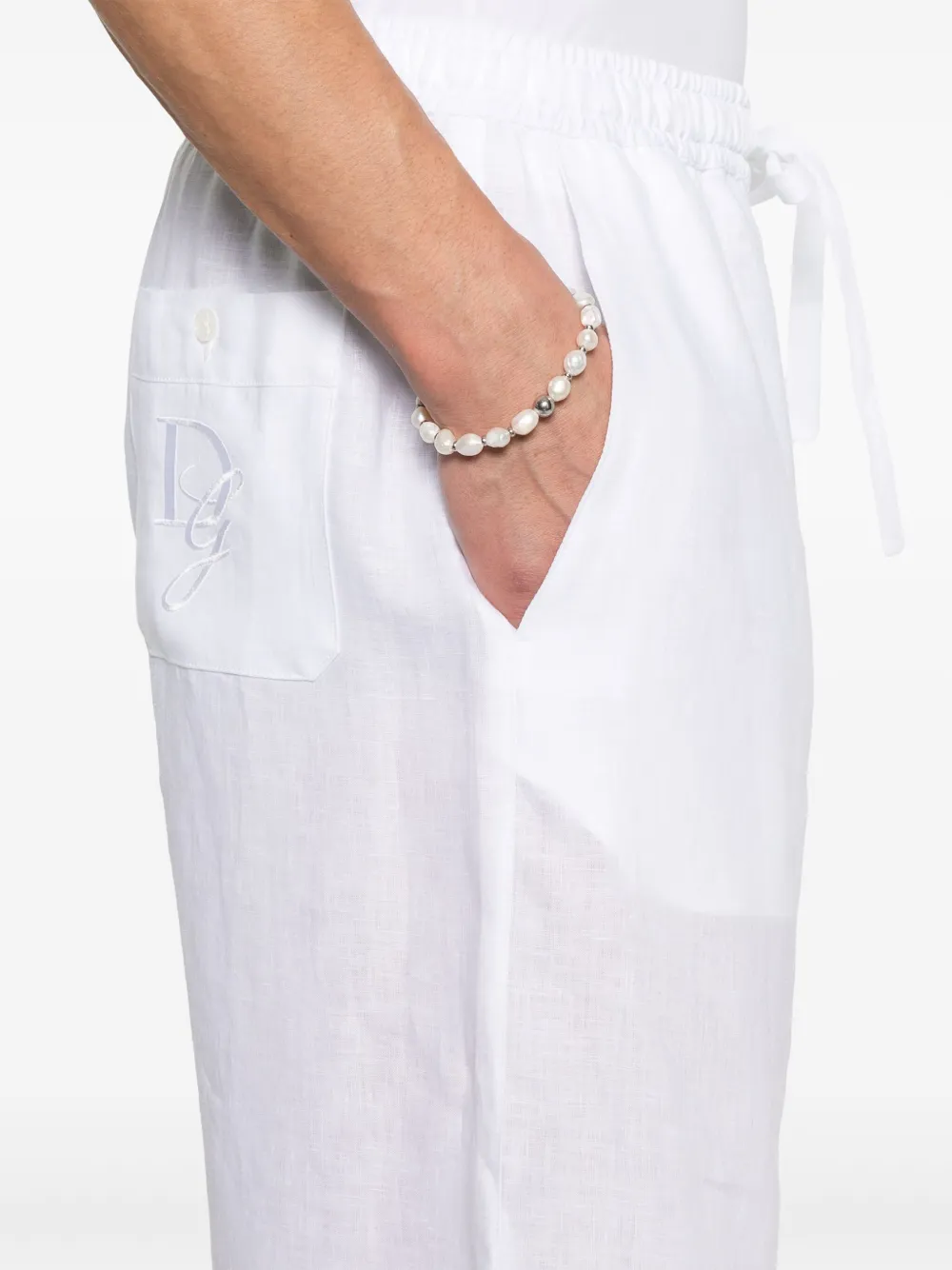 Dolce & Gabbana Linnen shorts Wit