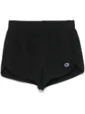 Champion logo-patch cotton shorts - Black