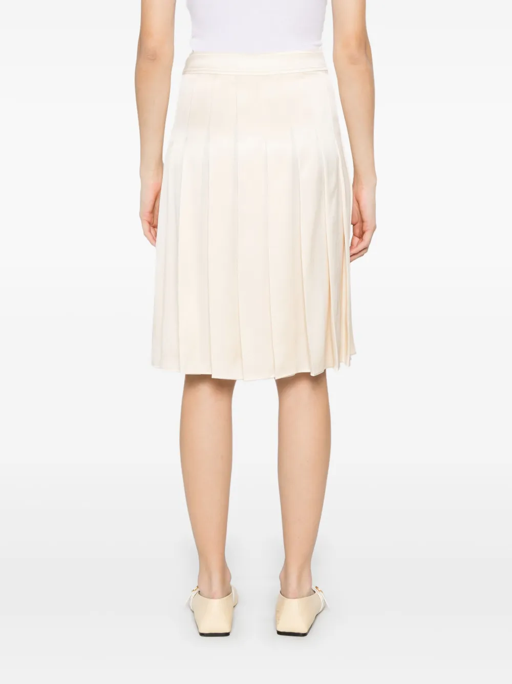 Burberry geplooide rok Beige