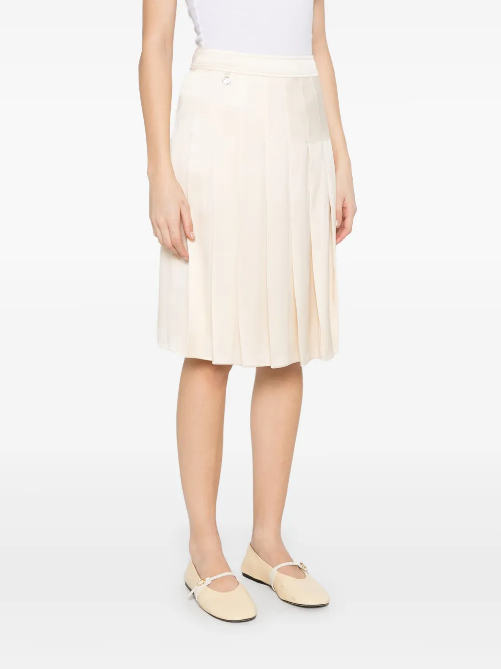 Burberry geplooide rok Beige