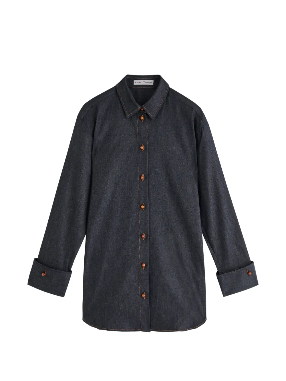 Palmer//Harding Reflection denim shirt - Blu