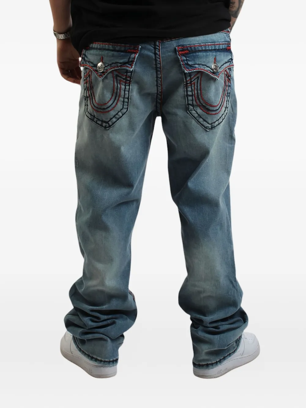 True Religion Straight jeans Blauw