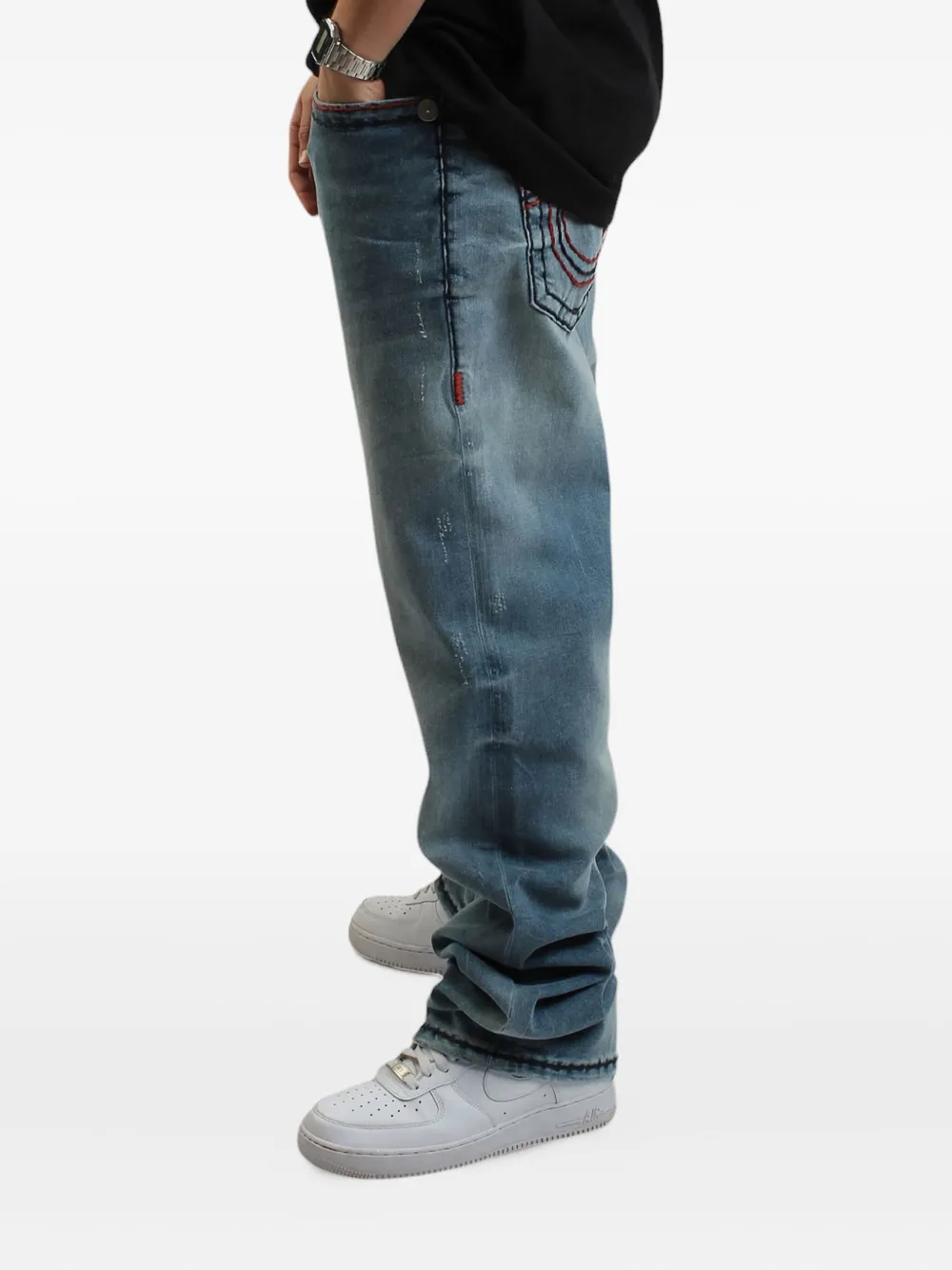 True Religion Straight jeans Blauw