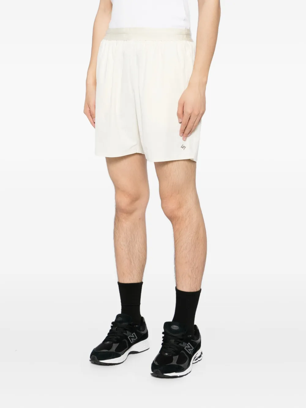 REPRESENT 247 Shorts met logoprint Beige