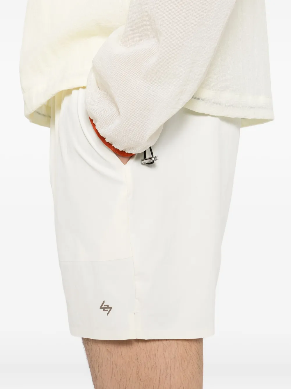 REPRESENT 247 Shorts met logoprint Beige