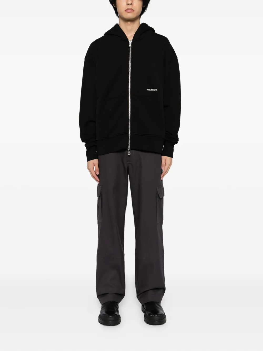 ABOUTBLANK logo-embroidered hoodie | Hoodies | Image 2
