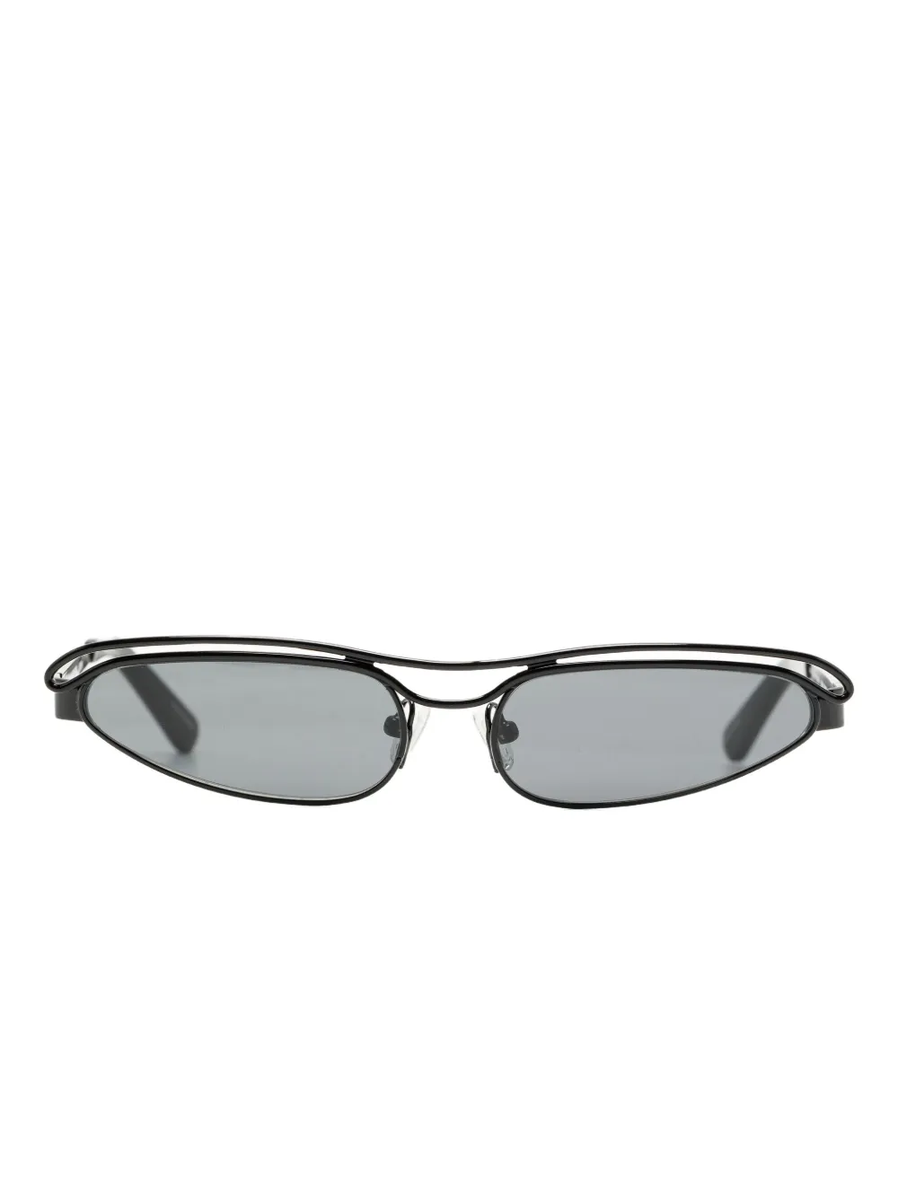 Linda Farrow Norma zonnebril met cat-eye montuur Zwart
