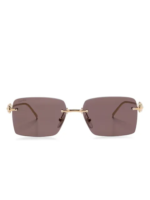 Cartier Eyewear lentes de sol con armazón rectangular
