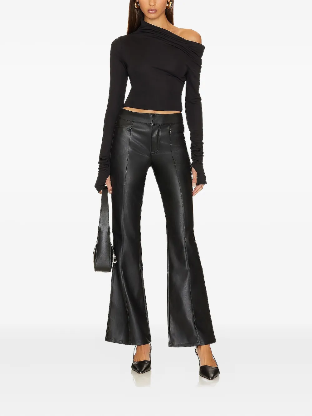 Free People Flared broek - Zwart