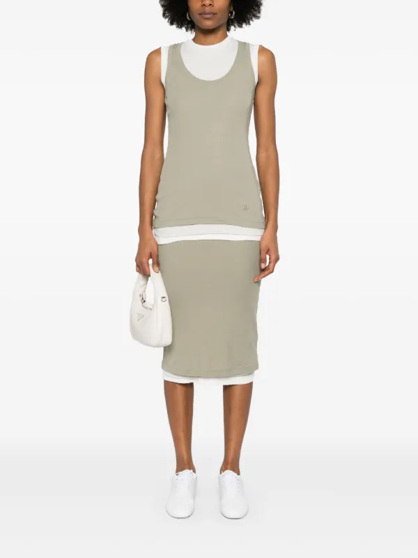 Jil Sander レイヤード タンクトップ | ホワイト | FARFETCH JP