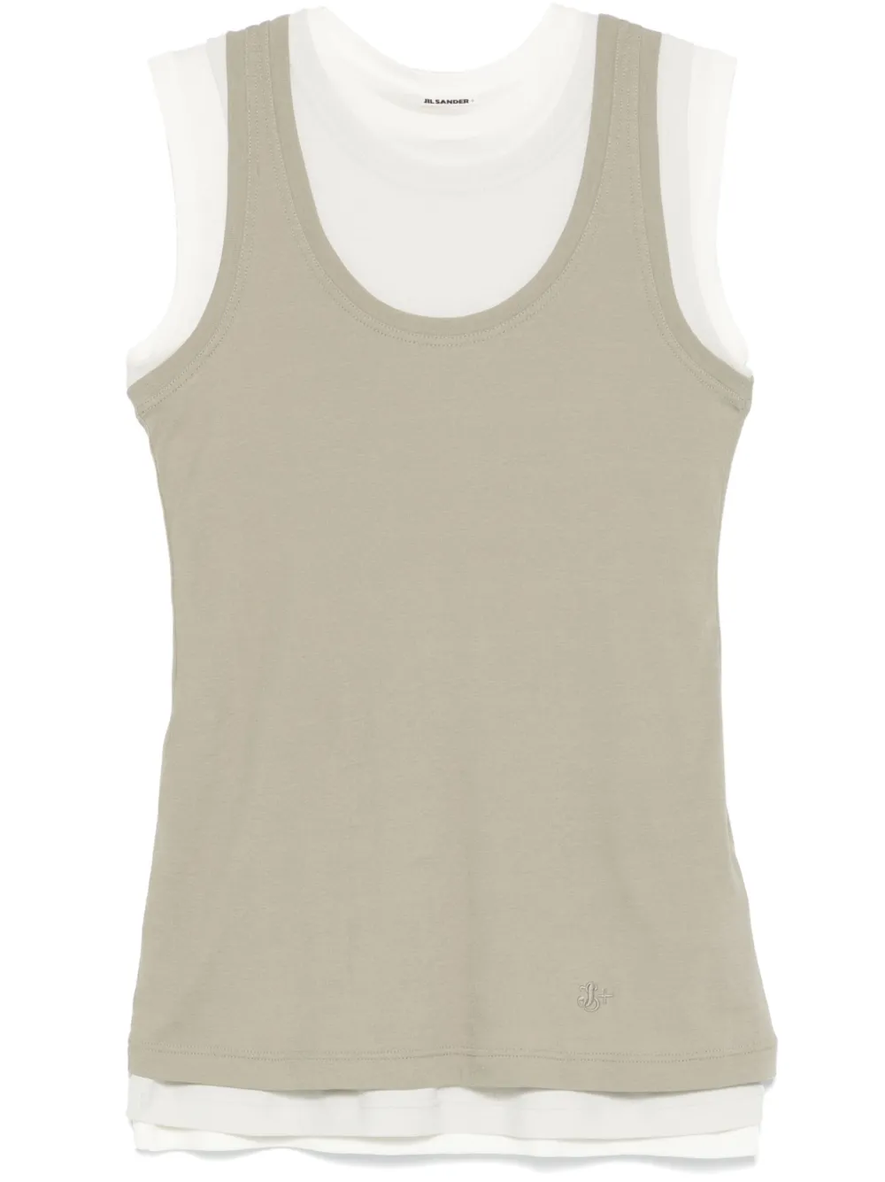 Jil Sander + layered tank top | White | Image 1