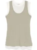 Jil Sander + layered tank top - White