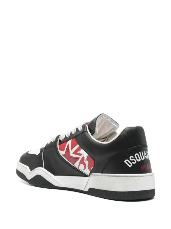DSQUARED2 SPIKERローカットスニーカー　39 DSQUARED2 Spiker Sneakers | Black | FARFETCH JO