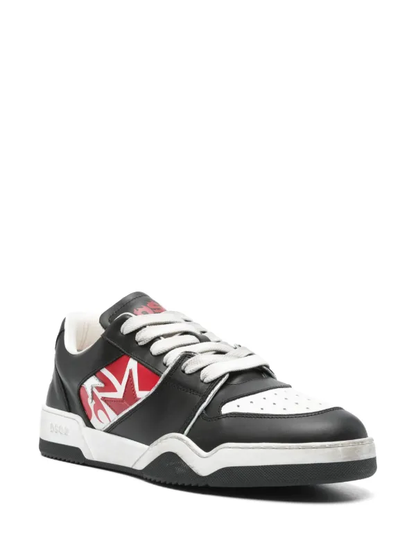 DSQUARED2 SPIKERローカットスニーカー　39 DSQUARED2 Spiker Sneakers | Black | FARFETCH JO