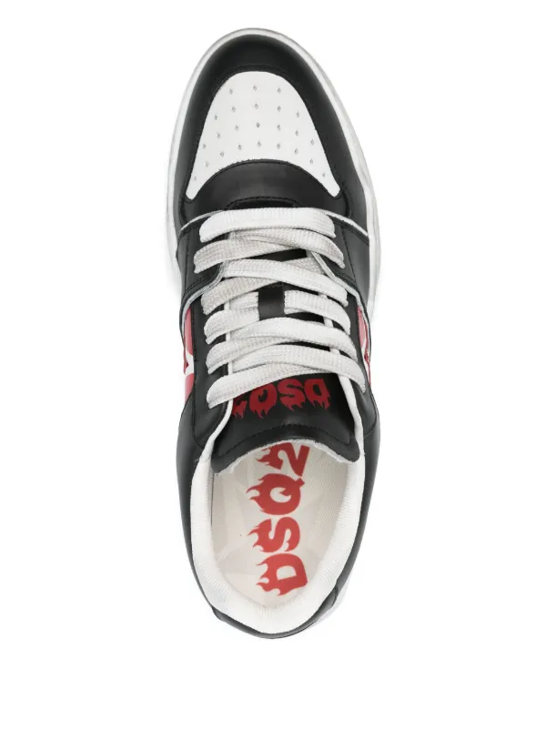 DSQUARED2 Spiker Sneakers | Black | FARFETCH JO