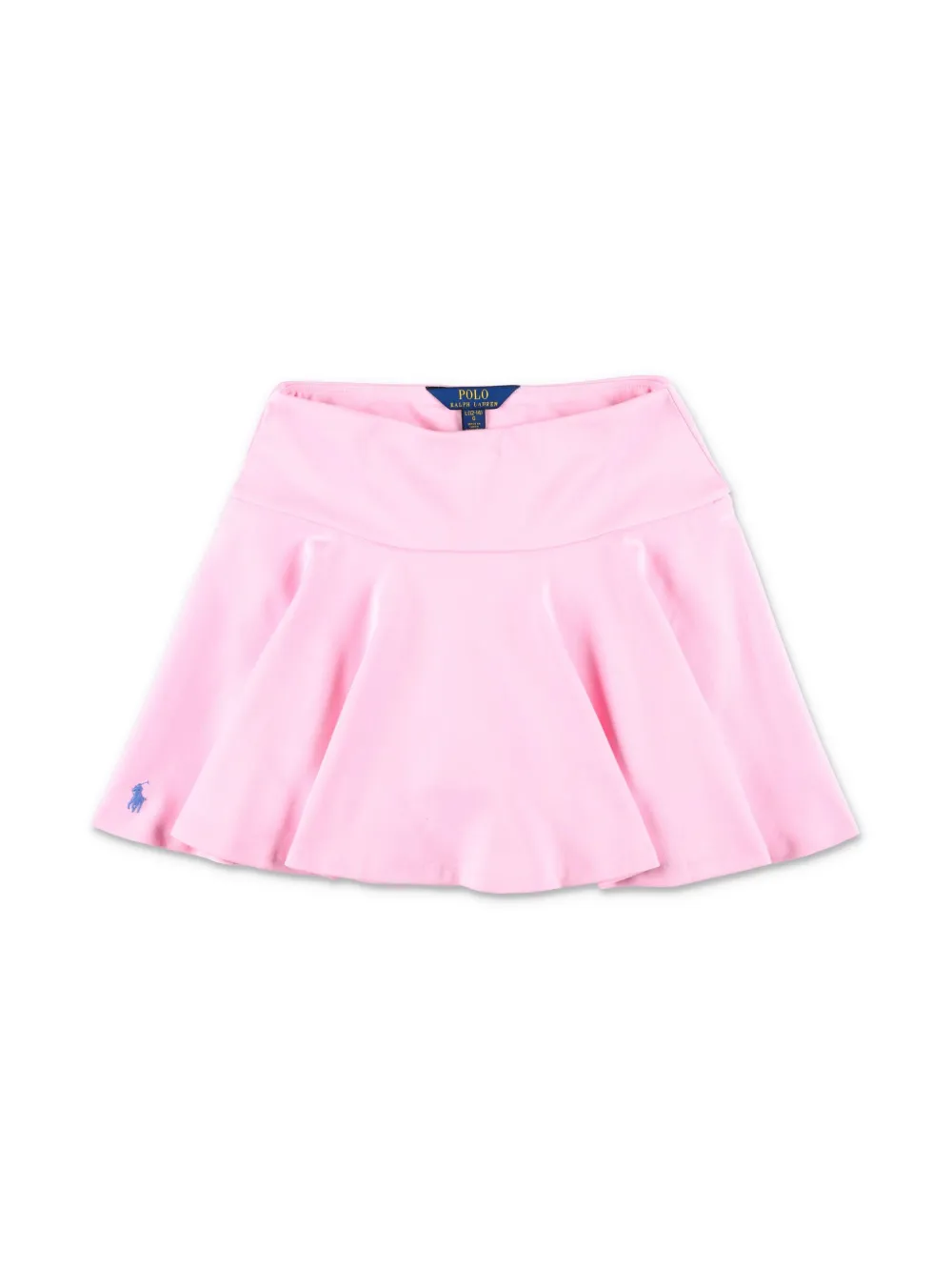 POLO RALPH LAUREN KIDS T-shirt en skort met Polo Pony-borduurwerk Roze