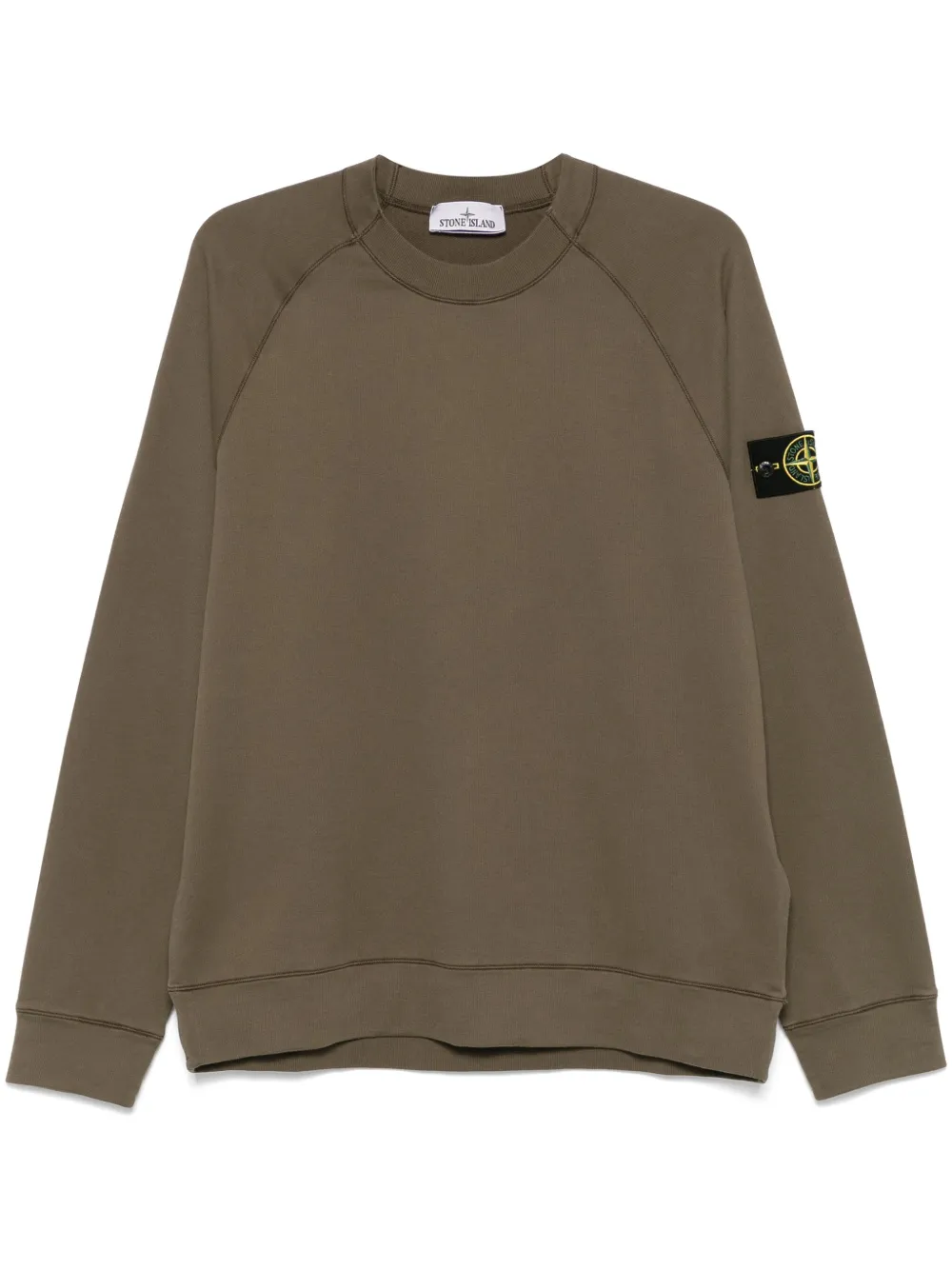 Stone Island Sweater met Compass-logopatch Groen