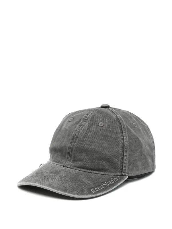 Acne Studios メンズ ロゴプリント ベースボールキャップ の