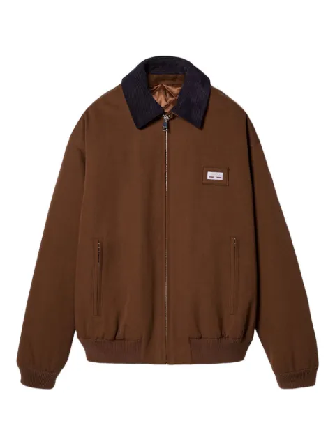 Gucci corduroy-collar cotton bomber jacket