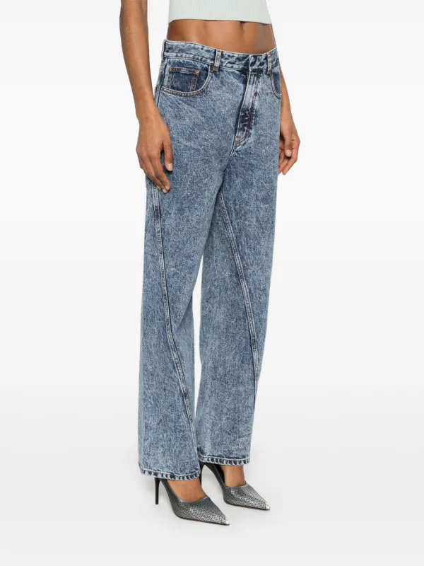 デニム・ジーパン Alaia Denim Twisted Jeans Alaïa Twisted Jeans | Blue | FARFETCH