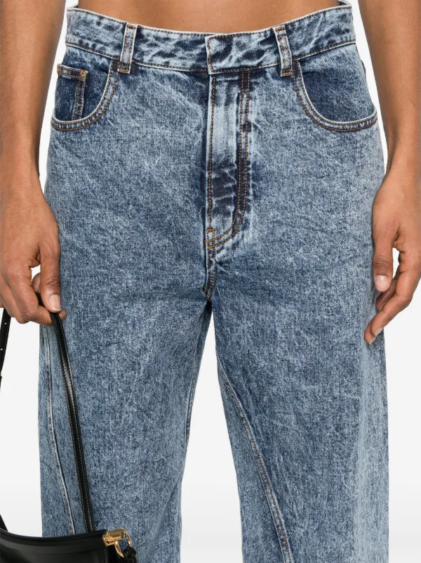 Alaïa Twisted Jeans | Blue | FARFETCH