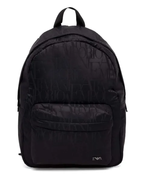 Emporio Armani Kids شنطة ظهر بطبعة شعار الماركة