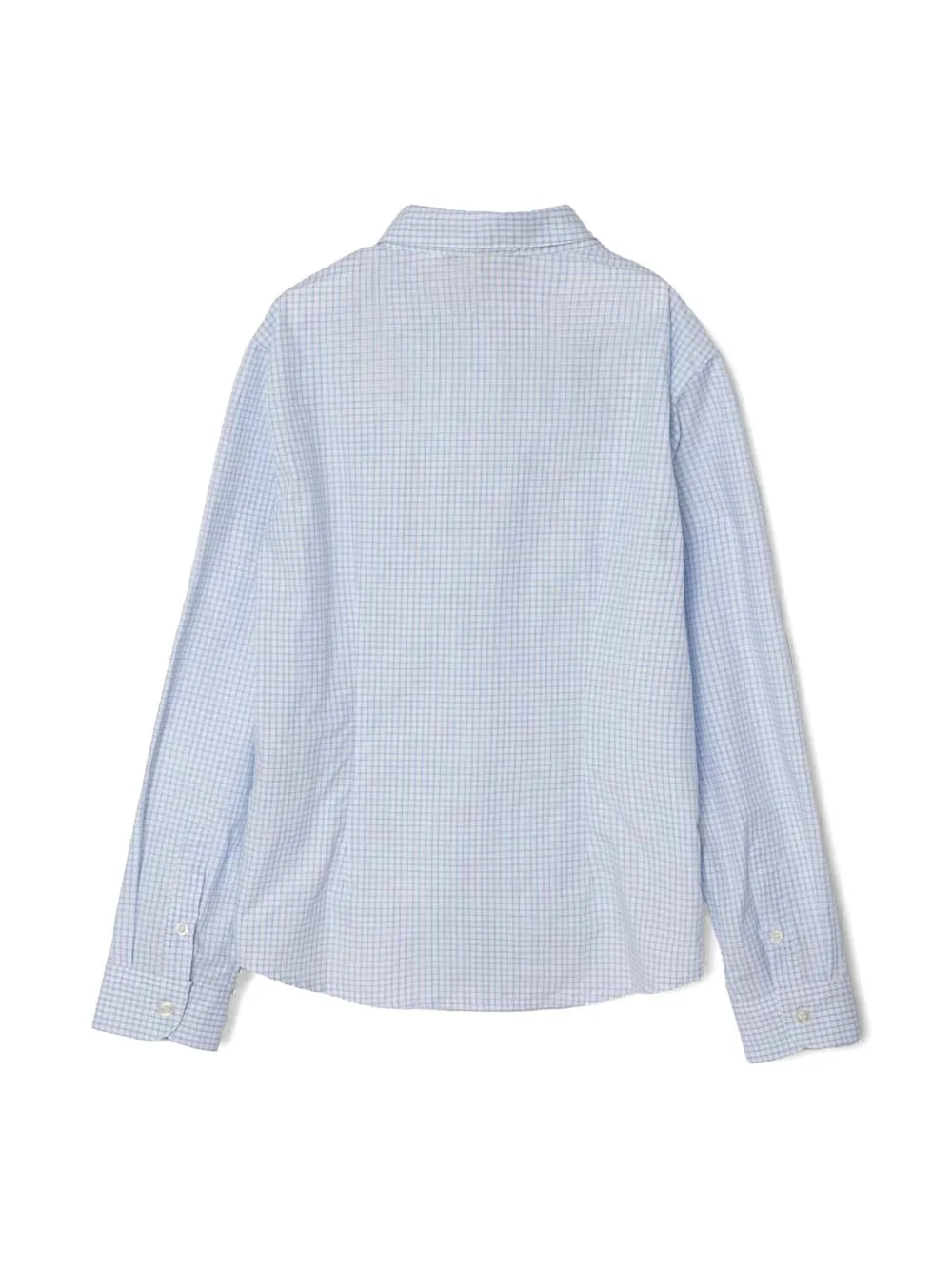 Emporio Armani Kids cotton shirt - Blauw