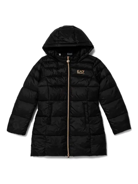 Emporio Armani Kids جاكيت مبطن بطبعة شعار الماركة