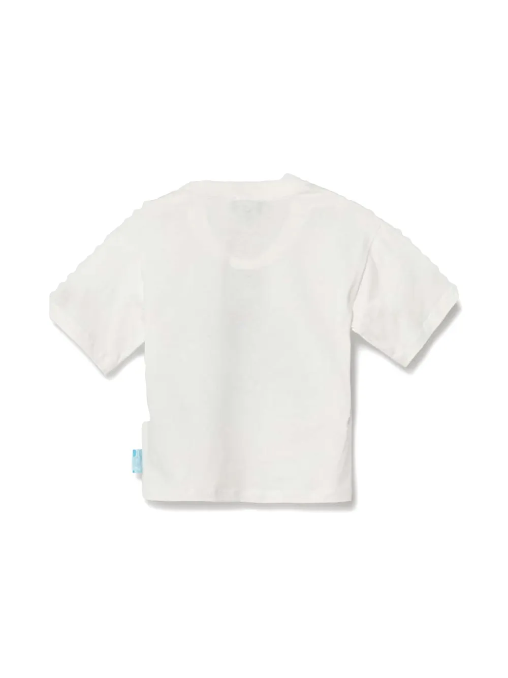 Emporio Armani Kids x The Smurfs cotton T-shirt - Wit