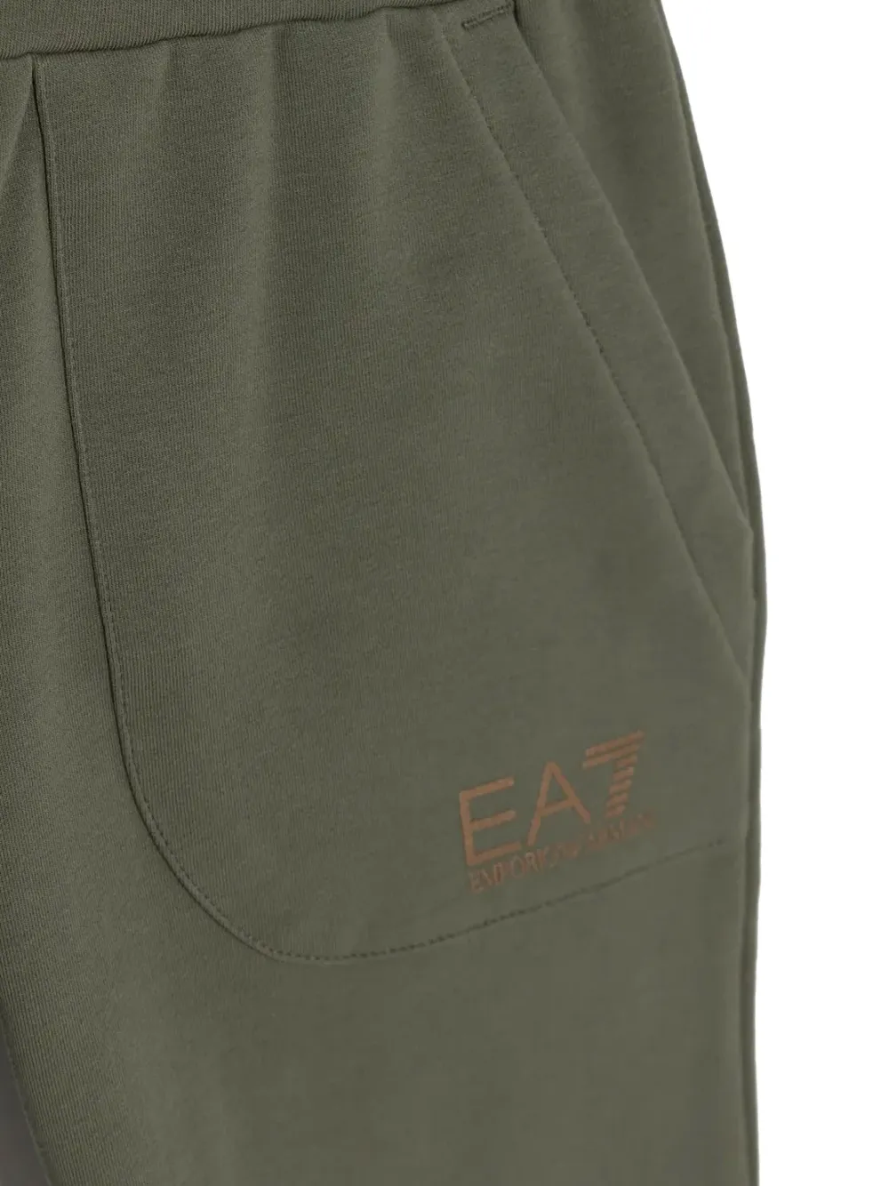 Shop Ea7 Logo-print Tracksuit In Green