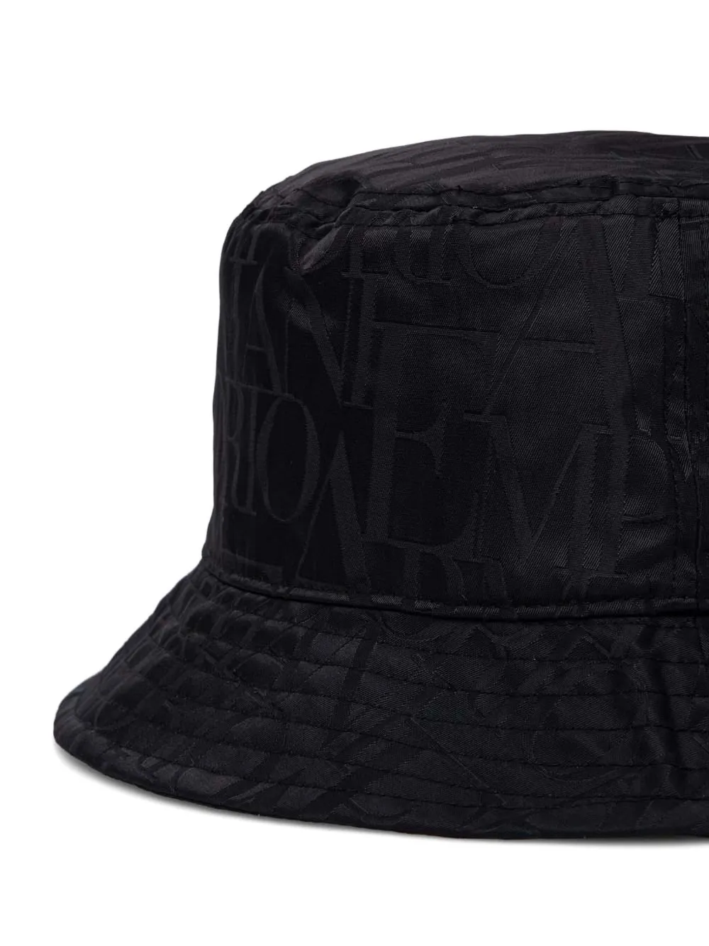 Emporio Armani Vissershoed met logo Zwart
