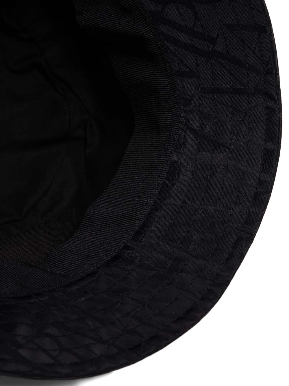 Emporio Armani Vissershoed met logo Zwart