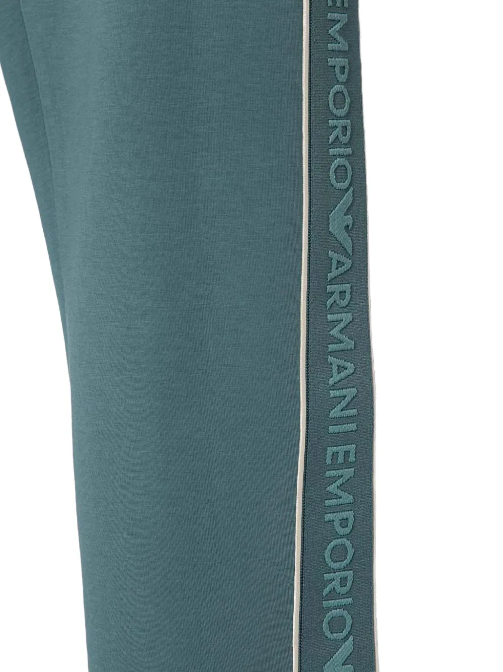 Emporio Armani Trainingsbroek met logoband Groen