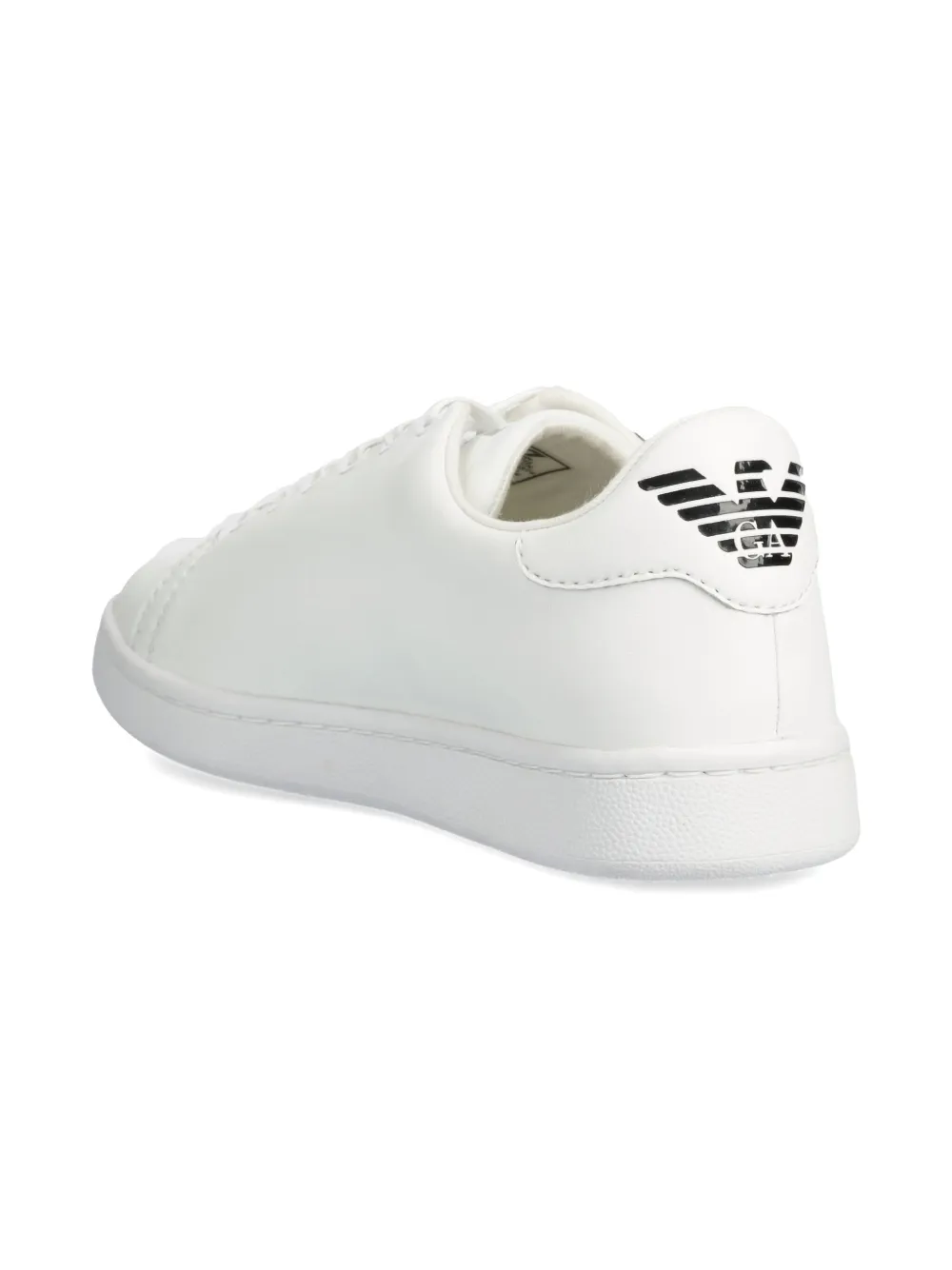 Ea7 Emporio Armani logo-embossed sneakers White