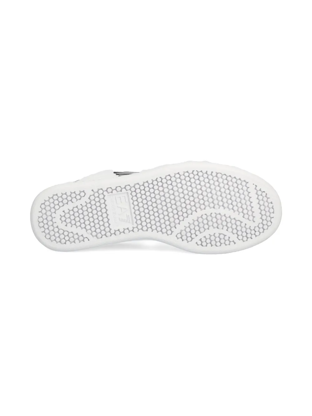 Ea7 Emporio Armani logo-embossed sneakers White