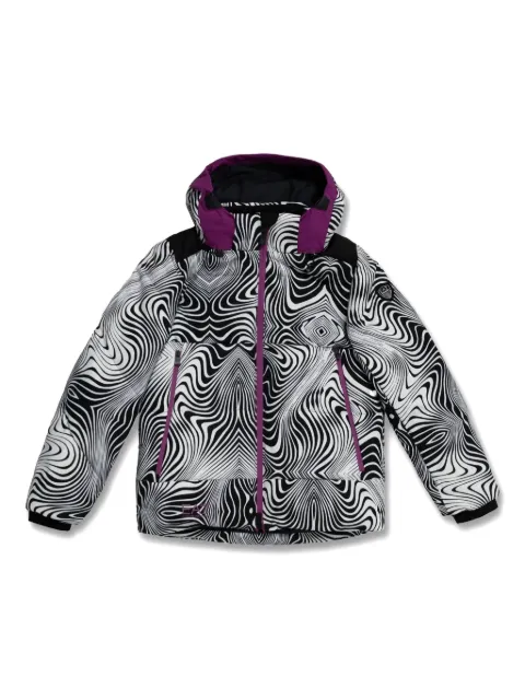 Emporio Armani Kids جاكيت بنقش تجريدي