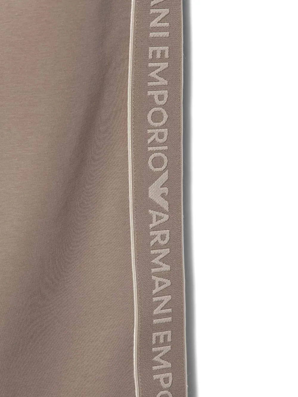Emporio Armani Kids Trainingsbroek met geborduurd logo Beige