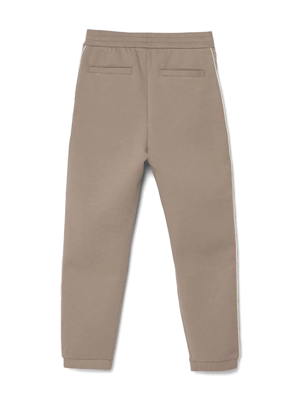 Emporio Armani Kids Trainingsbroek met geborduurd logo Beige