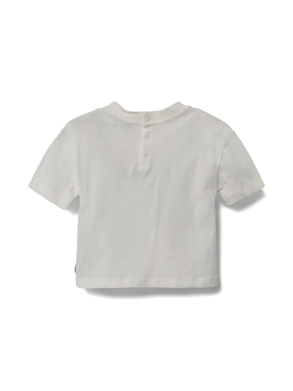 emporioarmanikids Emporio Armani Kids Katoenen T-shirt met logoprint - Wit