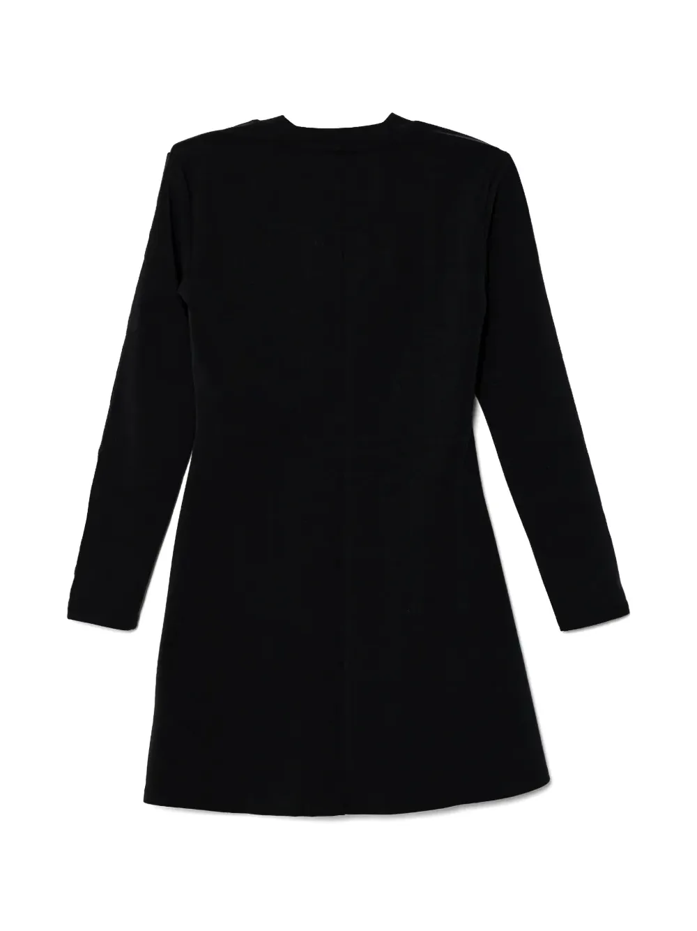 Shop Emporio Armani Logo-print Dress In Black
