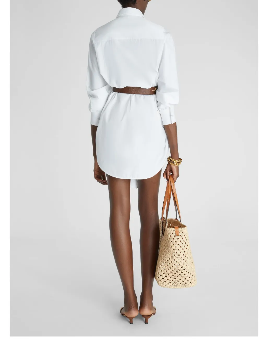 Ermanno Scervino Popeline blouse met verfraaide knopen Wit
