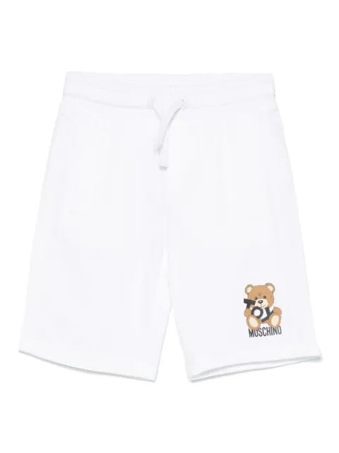 Moschino Kids Leo Teddy 印花短裤