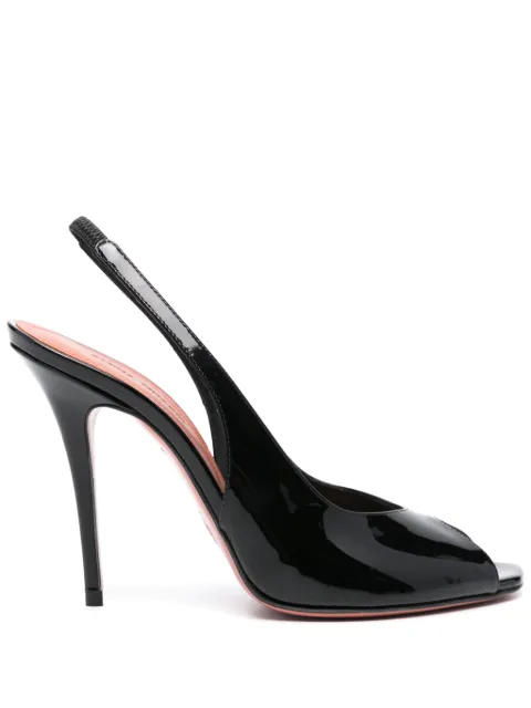 Amina Muaddi 105mm Kristina slingback pumps