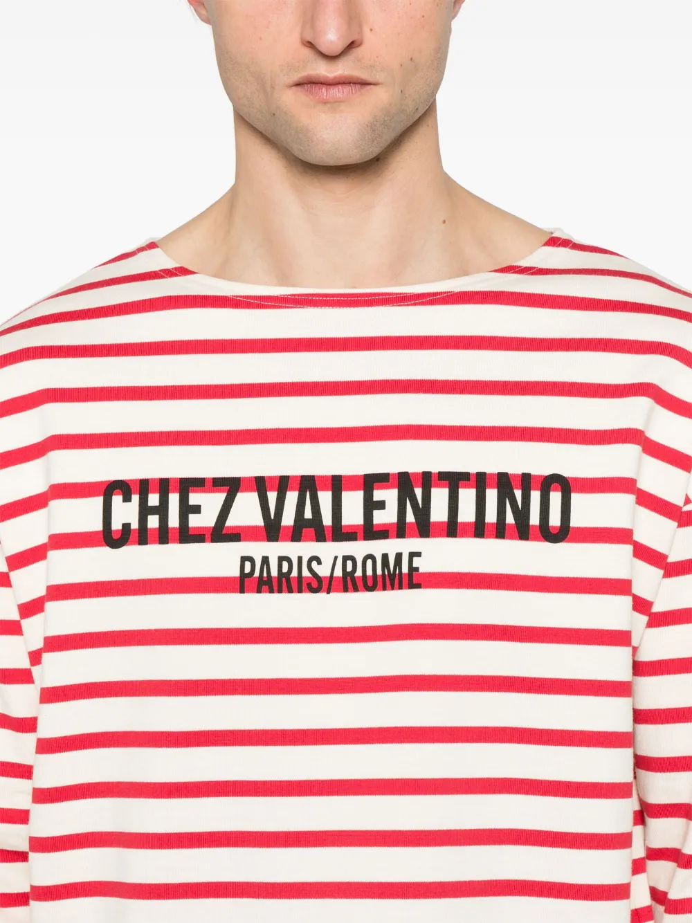 Valentino Garavani T-shirt met Chez-print Rood