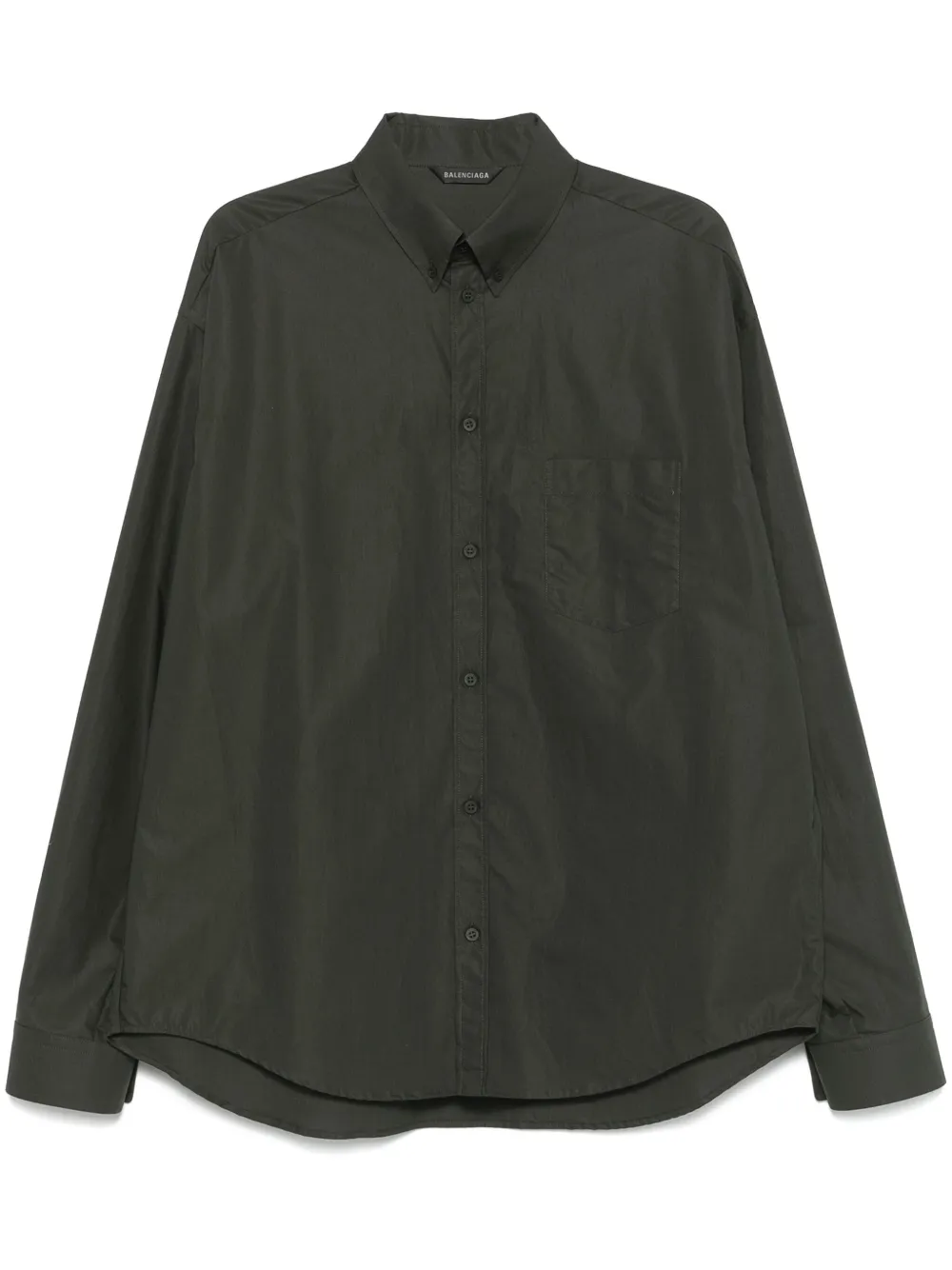 Balenciaga Overhemd met logoprint Groen