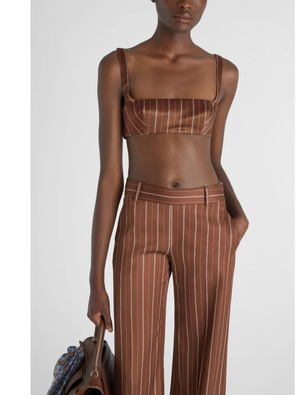 Ermanno Scervino Cropped top Bruin