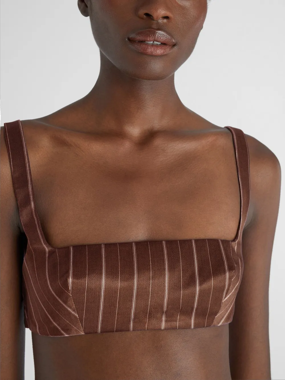 Ermanno Scervino Cropped top Bruin