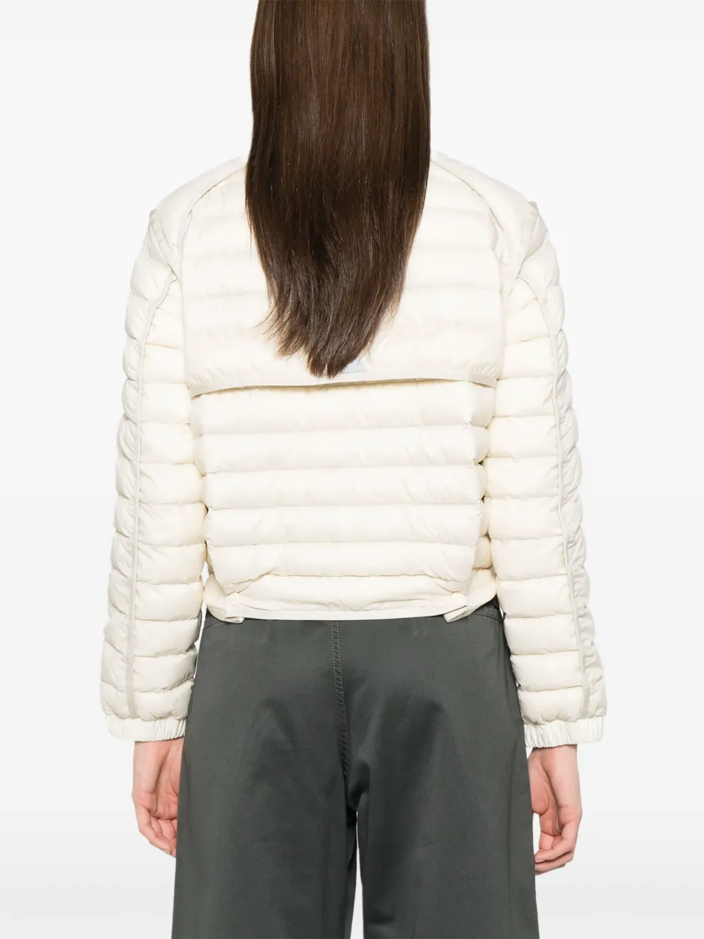 Moncler Grenoble Gewatteerd donsjack Beige