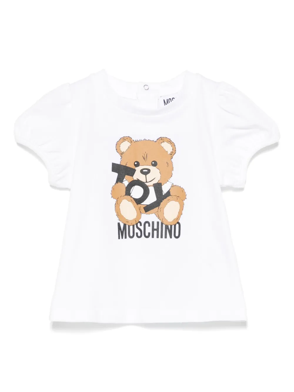 Moschino Kids Leo Teddy Tシャツ - ホワイト Moschino Kids Leo Teddy Tシャツ - ホワイト